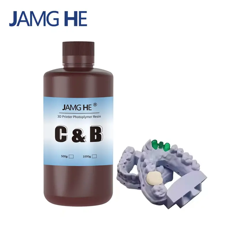 Resina 3D para Coronas y Puentes Provisionales 500g Jamg He - Imagen 2