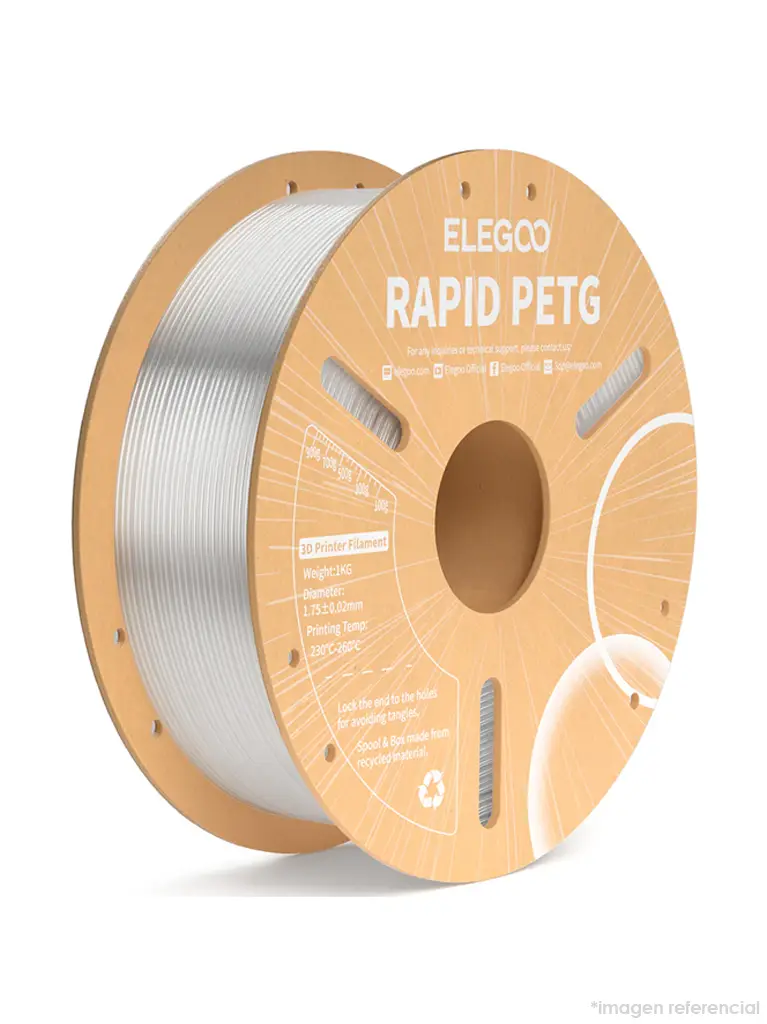 Filamento 3D RAPID PETG + 1.75mm - Elegoo - Imagen 8