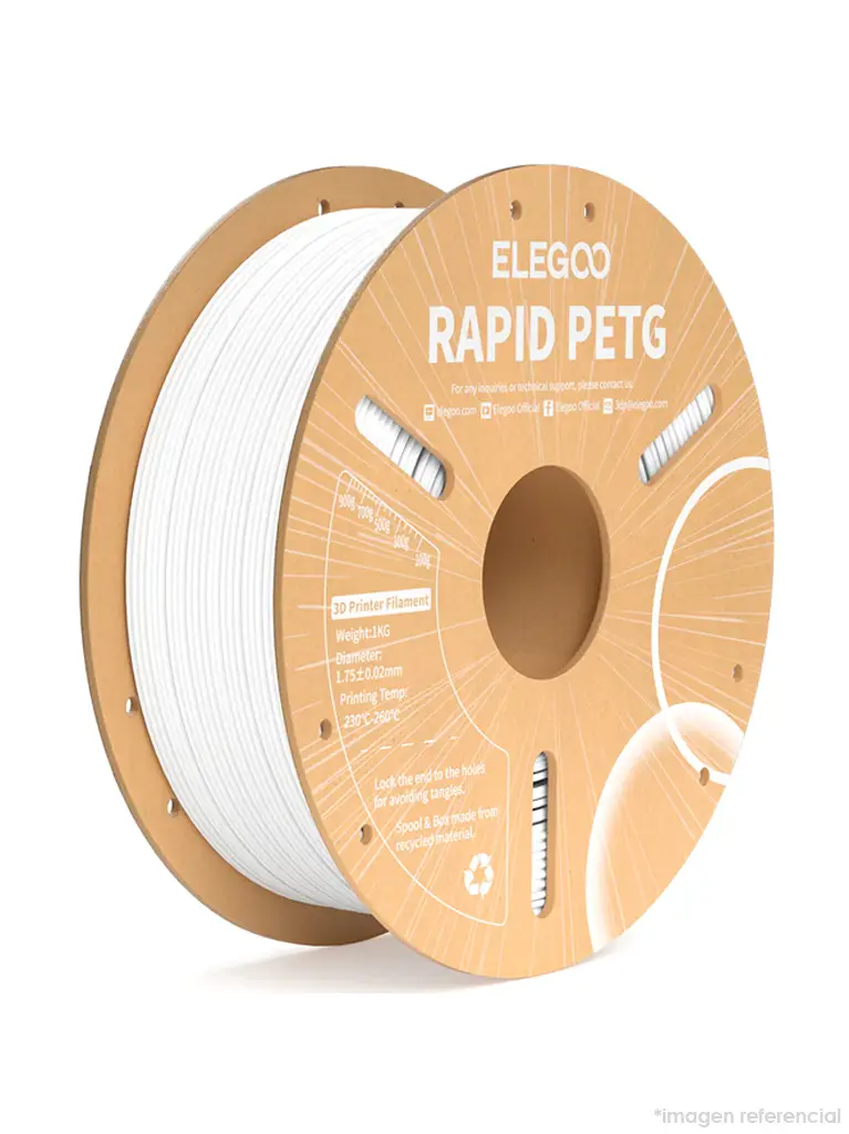 Filamento 3D RAPID PETG + 1.75mm - Elegoo - Imagen 3