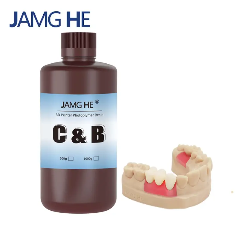 Resina 3D para Coronas y Puentes Provisionales 1Kg Jamg He - Imagen 3