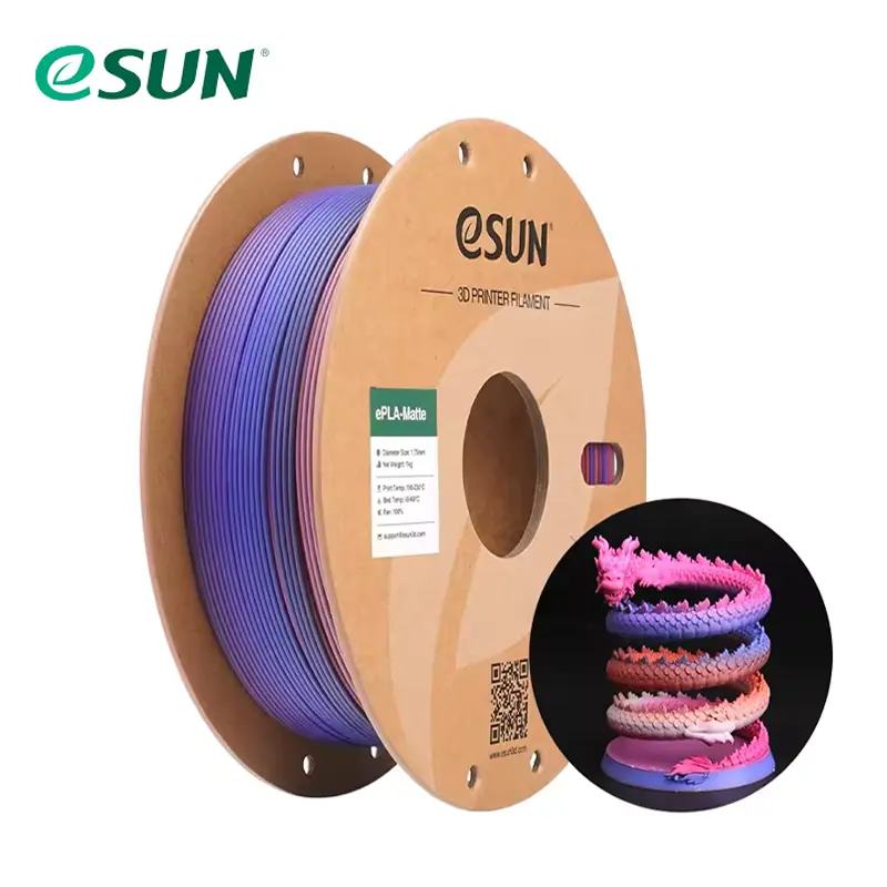 Esun 3D PLA Matte-Multicolor 1.75 mm - Imagen 5